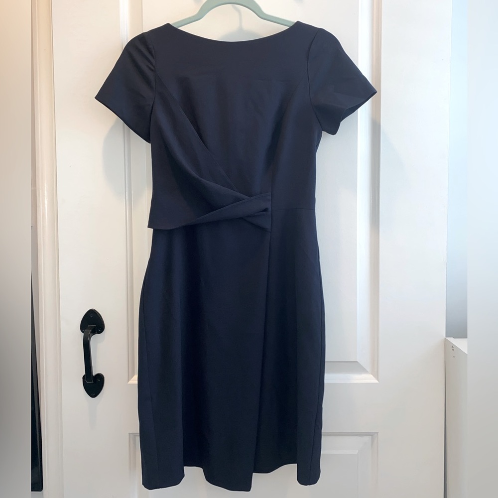 Vince Camuto twist front dress (navy, 2)